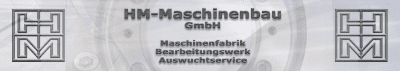 HM-MASCHINENBAU GMBH Logo